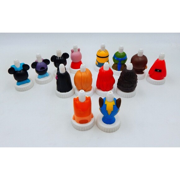 Good 2 Grow Juice Toppers Lot Of 14 Disney Princesses TMNT Paw Patrol Clifford - Picture 2 of 10